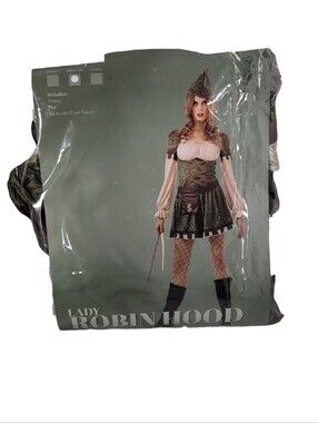 Boo! Inc Lady Robinhood Halloween Costume Size Medium
